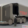 1532628 - PBR Game 3D Models - Tesla Semi Concept 3D Max