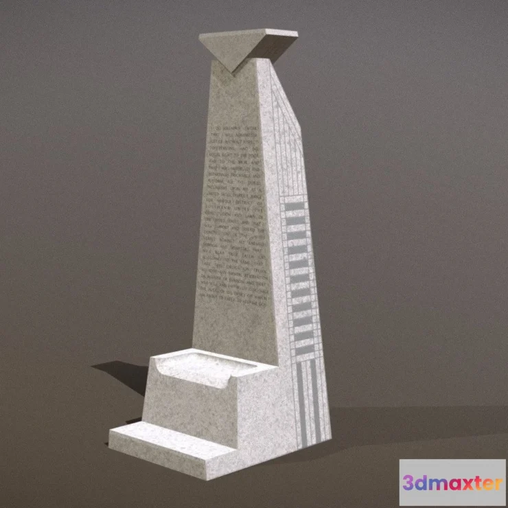 1532656 - PBR Game 3D Models - The Bench With Stainless Steel Inlay 3D Max