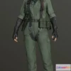 1532658 - PBR Game 3D Models - The Boss from Metal Gear Solid 3 Snake Eater 3D Max