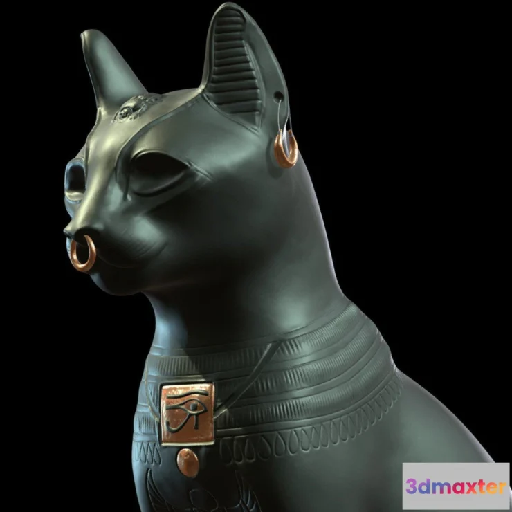 1532676 - PBR Game 3D Models - The Gayer Anderson Cat Restoration 3D Max