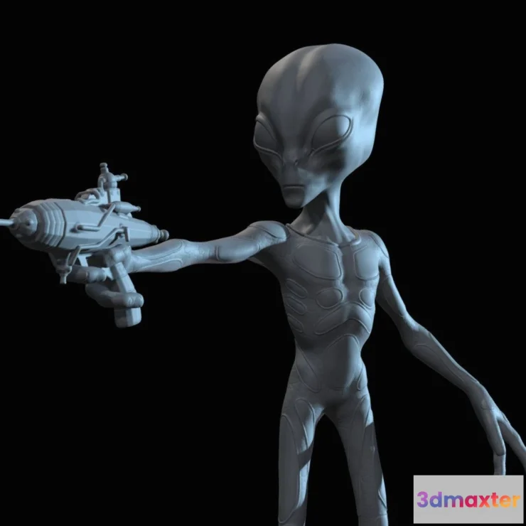 1532682 - PBR Game 3D Models - The Grey Omsx Ii 3D Max