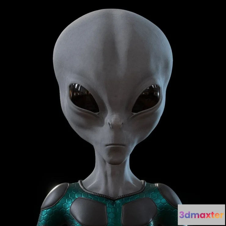 1532684 - PBR Game 3D Models - The Grey 3D Max