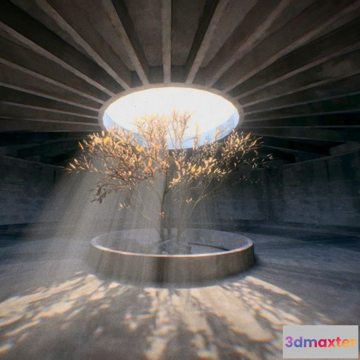 1532698 - PBR Game 3D Models - The Last Tree 3D Max