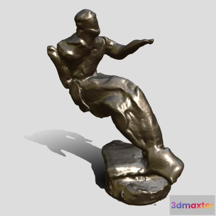 1532704 - PBR Game 3D Models - The Little Philosopher 3D Max