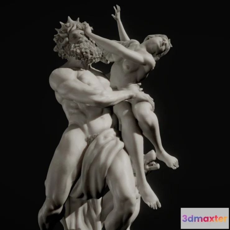 1532710 - PBR Game 3D Models - The Rape Of Proserpina 3D Max