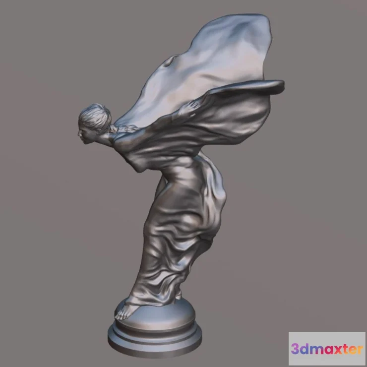1532716 - PBR Game 3D Models - The Spirit Of Ecstasy 3D Max