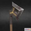 1532730 - PBR Game 3D Models - Thorins Axe 3D Max
