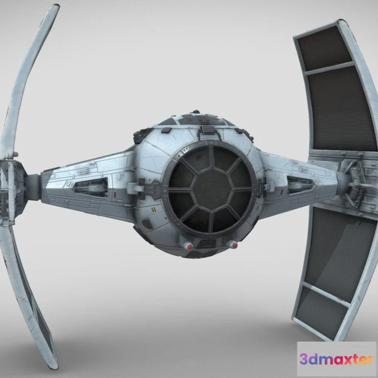 1532736 - PBR Game 3D Models - Tie Advanced V1 3D Max