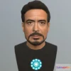 1532768 - PBR Game 3D Models - Tony Stark Bust For Full Color 3D Printing 3D Max