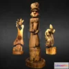 1532782 - PBR Game 3D Models - Totems Colectivo Originario 3D Max