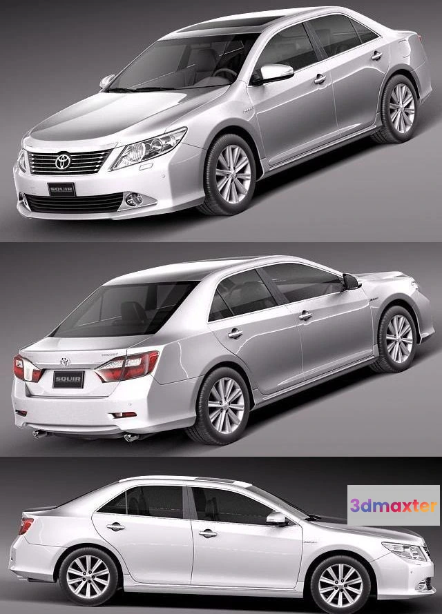 1532786 - PBR Game 3D Models - Toyota Aurion 2012 3D Max