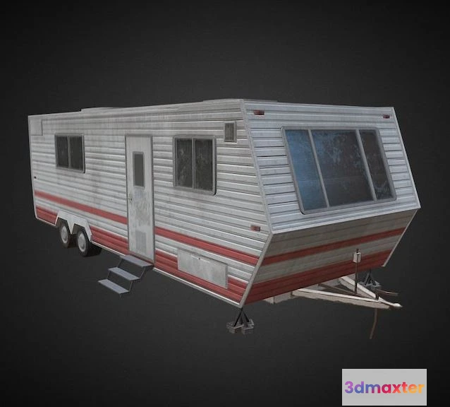 1532808 - PBR Game 3D Models - Trailer For Trailer Park Pack 3D Max