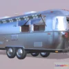 1532822 - PBR Game 3D Models - Travel Trailer Animated 3D Max