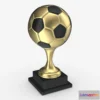 1532834 - PBR Game 3D Models - Trophy Soccer Ball 3D Max