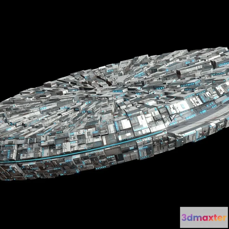 1532884 - PBR Game 3D Models - Ufo Spaceship Lowpoly 3D Max