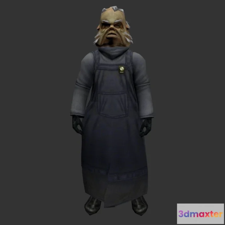 1532886 - PBR Game 3D Models - Ugnaught 3D Max