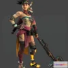 1532892 - PBR Game 3D Models - Umi Hagane - The Blacksmith 3D Max