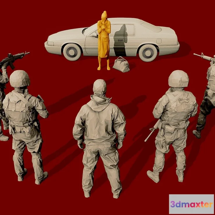 1532898 - PBR Game 3D Models - Unequal Fight 3D Max