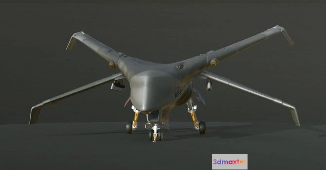 1532908 - PBR Game 3D Models - Unmanned Interceptor Drone 3D Max