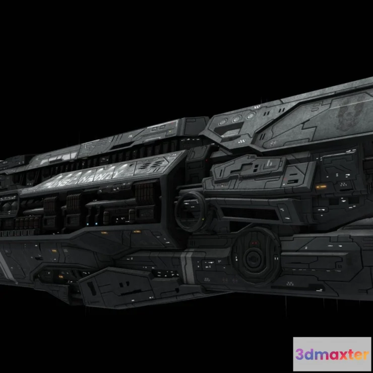 1532910 - PBR Game 3D Models - Unsc Infinity 3D Max
