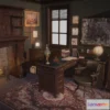 1532994 - PBR Game 3D Models - Victorian Room 3D Max