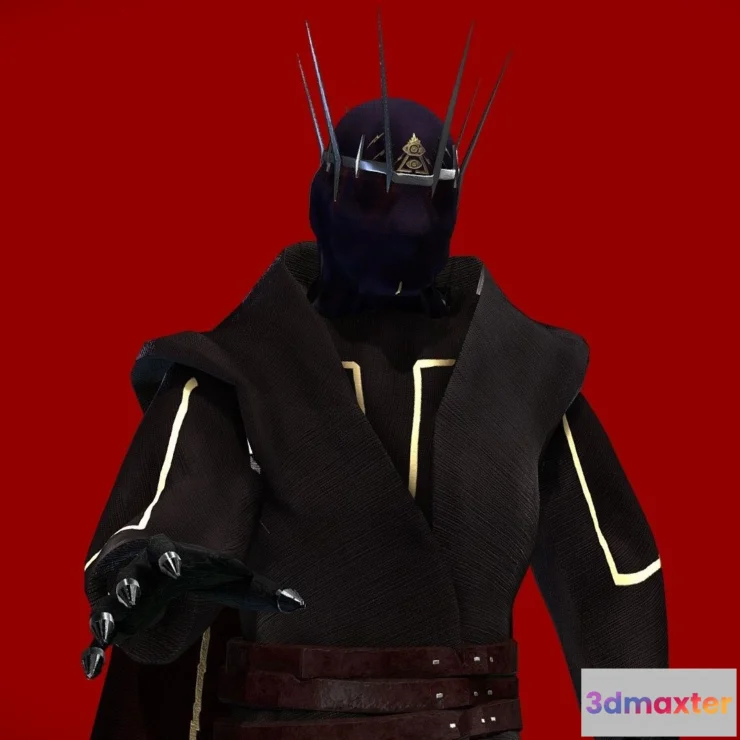 1533002 - PBR Game 3D Models - Villian Diety 3D Max