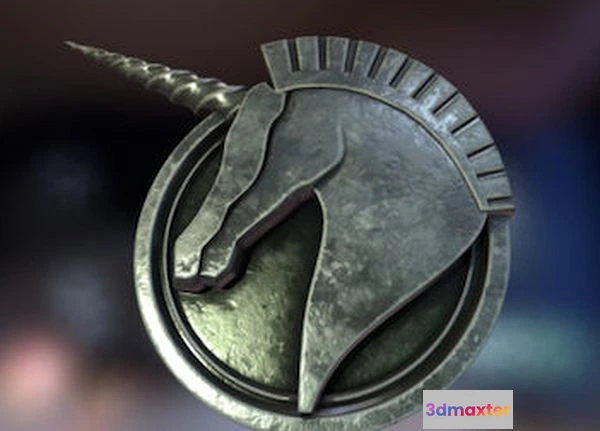 1533014 - PBR Game 3D Models - Vist Foundation Logo 3D Max