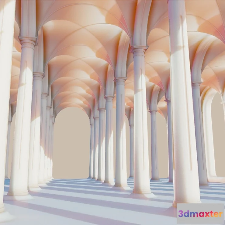 1533054 - PBR Game 3D Models - VR Structure 66 3D Max