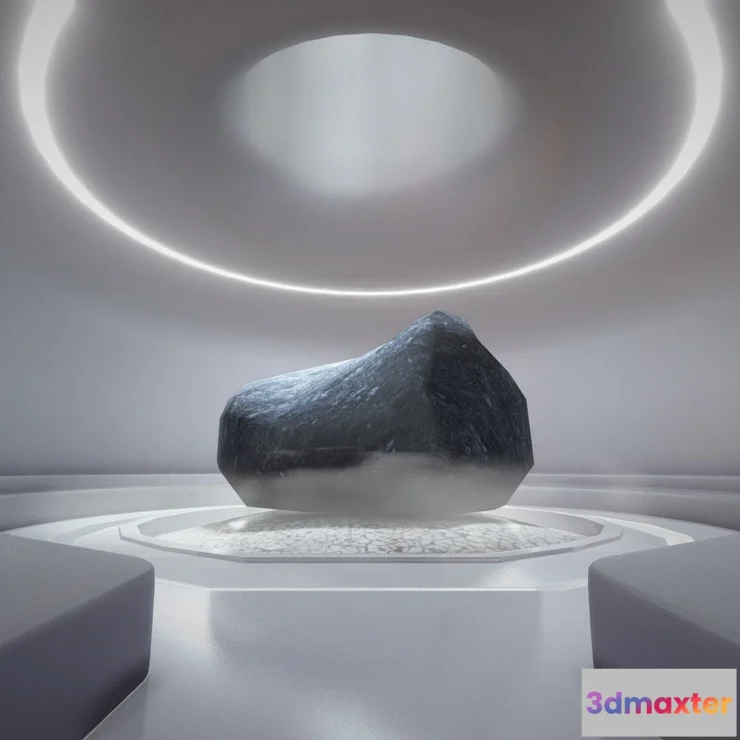 1533058 - PBR Game 3D Models - Vr Zen Clean Room El10 3D Max