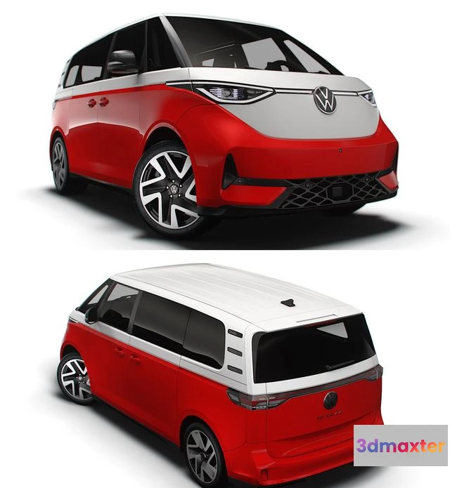 1533062 - PBR Game 3D Models - VW ID Buzz GTX LWB 2024 germany 3D Max