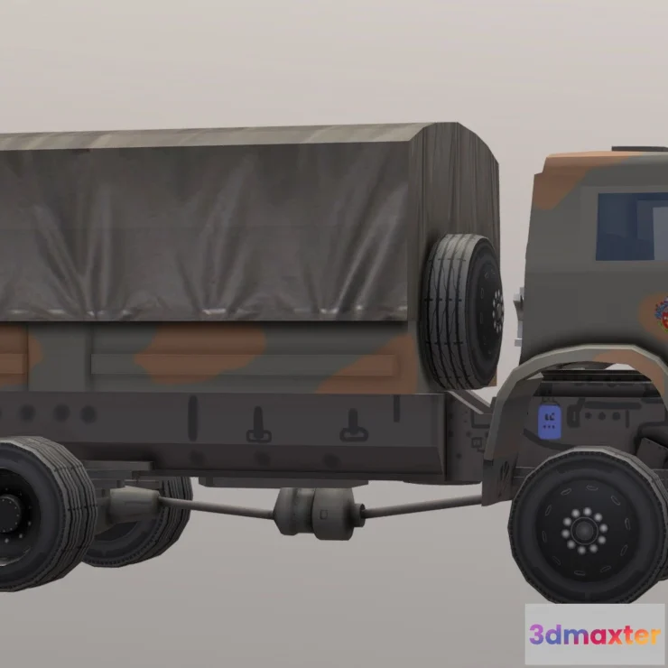 1533064 - PBR Game 3D Models - Vw Worker 4X4 Eb 3D Max