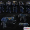 1533086 - PBR Game 3D Models - Warhammer 40 000 Ultramarine 3D Max