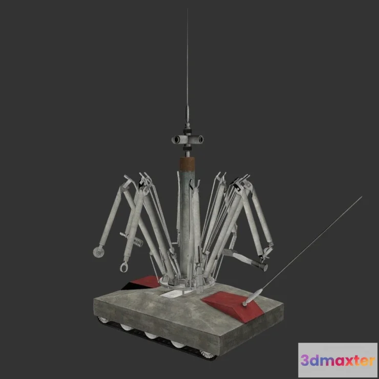 1533100 - PBR Game 3D Models - Wed 15 Septoid Treadwell 3D Max