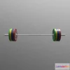 1533114 - PBR Game 3D Models - Weightlifting Barbell Crossfit 3D Max