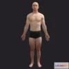 1533136 - PBR Game 3D Models - White Skinny Male 3D Max