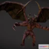 1533154 - PBR Game 3D Models - Winged Demon 3D Max