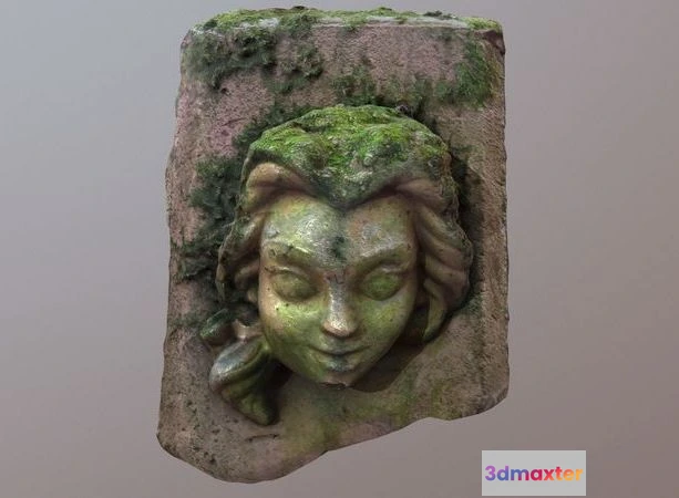 1533186 - PBR Game 3D Models - Woman head 3D Max