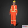 1533190 - PBR Game 3D Models - Woman Miner Rigged 3D Max