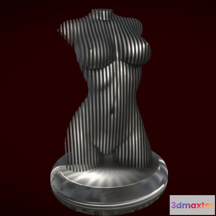 1533194 - PBR Game 3D Models - Women Sculpture 3D Print Model 3D Max