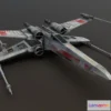 1533230 - PBR Game 3D Models - X Wing 3D Max