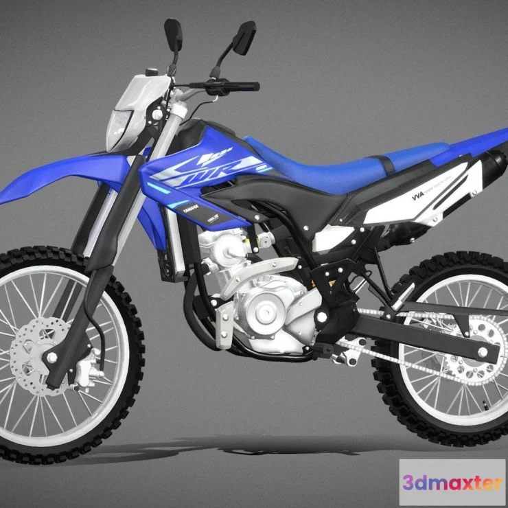 1533246 - PBR Game 3D Models - Yamaha Wr155r 3D Max