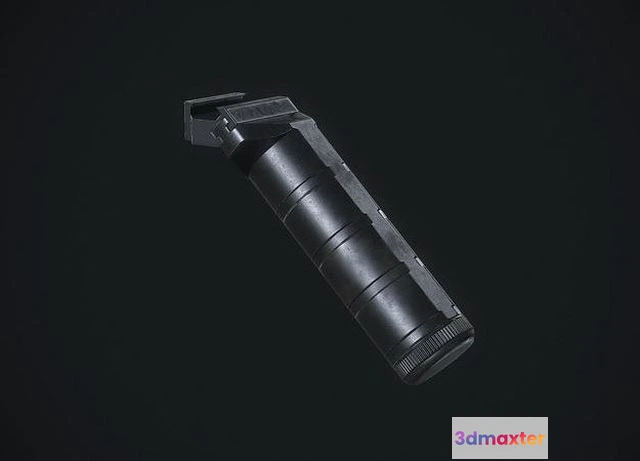 1533272 - PBR Game 3D Models - ZENITH VERTICAL SHORT GRIP 45 ANGLED 3D Max