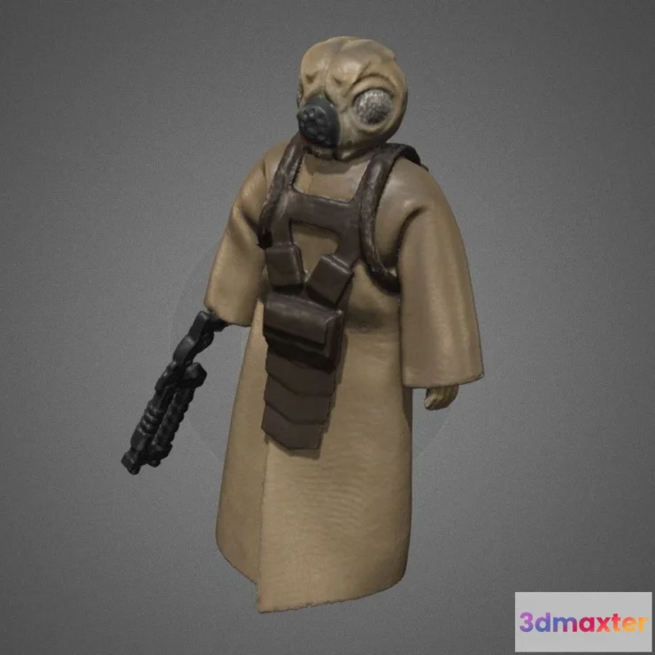 1533280 - PBR Game 3D Models - Zuckuss 4 Lom 3D Max