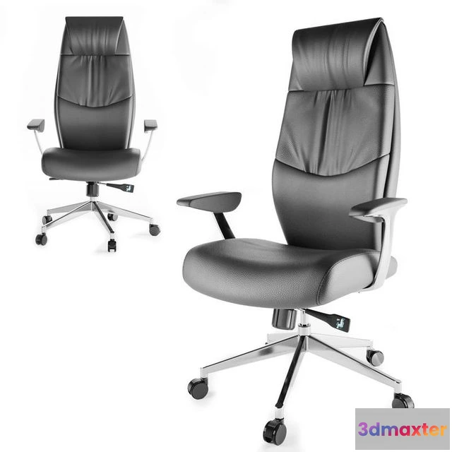 1533284 - PBR Game 3D Models - Zuri office chair 3D Max