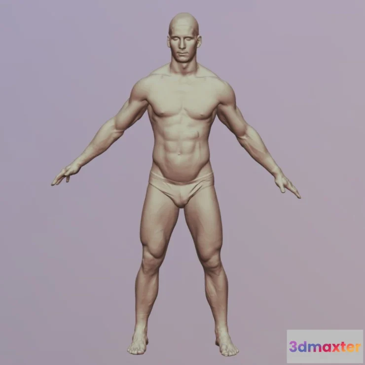 1533288 - PBR Game 3D Models - 3D Body Scan Matej 3D Max