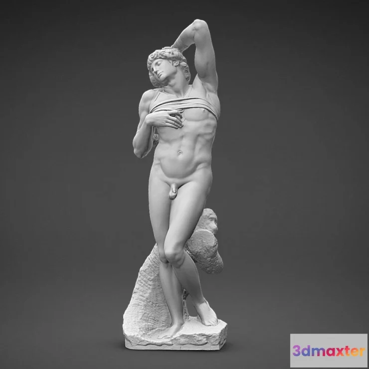 1533330 - PBR Game 3D Models - Esclave Mourant 3D Max