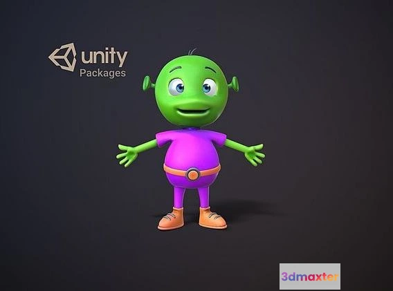 1533350 - PBR Game 3D Models - Gimbili character 3D Max