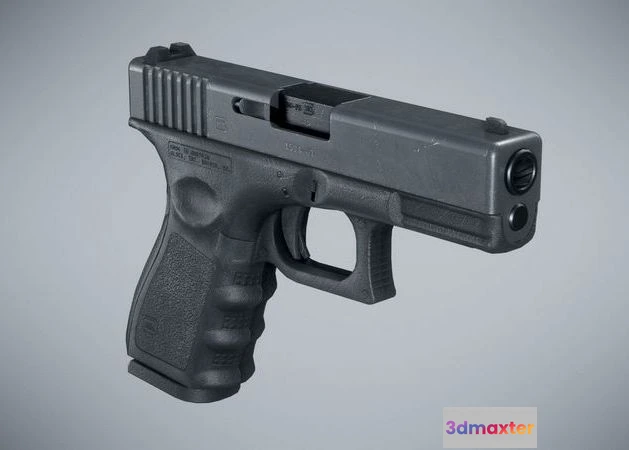 1533382 - PBR Game 3D Models - Glock 19 Classic 3D Max