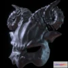 1533392 - PBR Game 3D Models - Goat Mask 3D Max