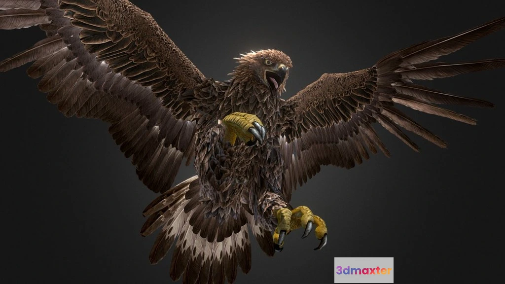 1533440 - PBR Game 3D Models - Great Eagle 3D Max